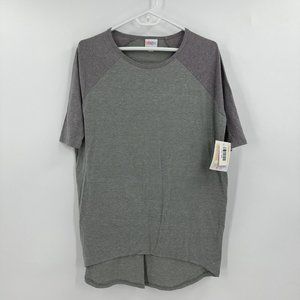 LuLaRoe | Sz XXS/XS Green Irma Tunic Color Block Casual Top